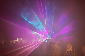 lasershow in Altena Stadtfest