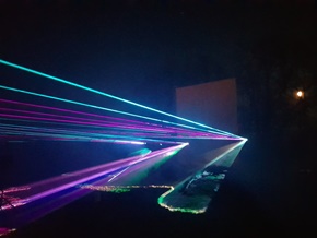 Lasershow Outdoor Skrillex